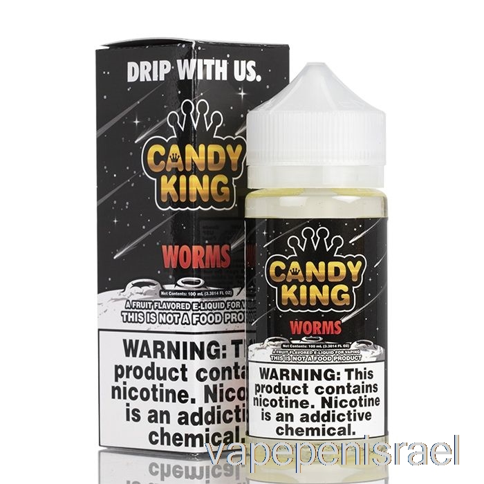 חד פעמי Vape Israel Worms - Candy King - 100 מ"ל 6 מ"ג